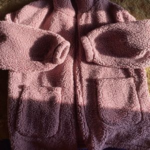 Aeropostale pink sherpa jacket